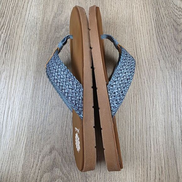 Yellow Box Fida Woven Flip Flop Sandals Size 10 - Picture 4 of 8